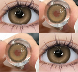 1 Pair Brown Color Series Contact Lenses for Eyes Fashion Natural Lenses High Quality Soft Lens Cosmetics Pupils Yearly