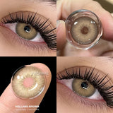 Hot Sales Colored Pupils for Eyes Green Eye Lenses 1 Pair Blue Colored Contacts Brown Natural Fashion Lenses Beauty Lense