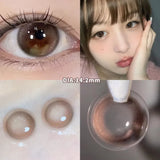 1 Pair/2pcs Lenses Blue Series Beauty Contact Lenses for Eyes Comestics Natural Pupil Eye Color Lens Myopia Brown Lenses