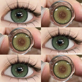 1pair New Color Contact Lenses for Eyes Natural Blue Eye Lenses Purple Lenses Gray Eye Contacts Brown Eye Lens Yearly