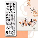 Halloween Stamping plates Stamp For Nails Pumpkin Ghost Nail Polish Templates All for Manicure Nail Designs