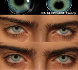 Natural Colored Contacts Lenses Ocean Blue Gray Color Lenses Brown Eye Lens Green Eye Contact Yearly Beauty Makeup Lens