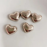 12-Pack Heart-Shaped Metal Magnets for Refrigerator & Message Boards - Strong, Decorative, and Perfect for Kitchen or Home Decor