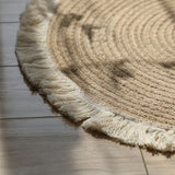 Jute Round Carpets For Living Room Bedroom Home Decor Sisal Patchwork Mat Rugs Hotel Garden Coffee Table Mats Woven Retro Style