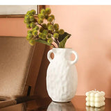 Art Black Spotted Ceramic Vase Flower Pots Decorative Arrangement Desk Decoration Ornaments Crafts Floral Vases