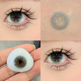 Green Color Soft Natural Lenses Eye Contact Cosmetic Contact Lenses 2Pcs