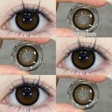 1 pair New Purple Halloween Colored Contact Lenses Beauty Myopia Lens for Eyes Fashion Big Eye Lenses Natural Blue Lenes