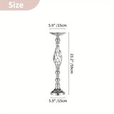 Ikeehome  2/10 Piece Metal Vase Set, Wedding Party, Birthday Party, Christmas and Halloween Decoration