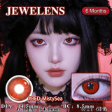 1pair Blue Green Red Color Contact Lenses 6months Halloween Crazy Circle Lens 14.5mm