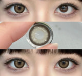 Colorcon 1Pair Colored Contact Lenses with Degree Myopia Lenses Brown Lenses High Quality Natural Eye Lenses Fashion