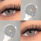 2Pcs Colored Contact Lenses with Prescription Brown Lens Health & beauty Blue Natural Soft Contact Lens Fast Shipping