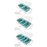 New High Quality Durable 2/3/4 Grid Lunchbox Compartmentalized Wheat Straw Lunch Box Dinnerware Portable Food Fruit Container