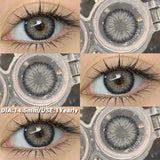 1 pair Brown Natural Color Contact Lenses for Eyes RIYADH Series Softlenses Korean Eye Makeup Fashion Blue Color Lenses