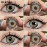 2pcs Natural Color Contact Lenses for Eyes Brown Lenses Colorcon Korean Lenses Yearly Beauty Brown Eye Contacts Lens