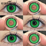 Halloween White Colored Contact Lenses Cosplay Crazy Red Contact Lenses Black Anime Eye Lenses White Beauty Makeup Lens