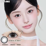 2Pcs Mixed Color Contacts | Half Year Wear | Zero Power Soft Lens