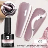 7.5ml Golden Gradient Cat Eye Nail Polish Gel Phototherapeutic Gel Soak Off Nail Magnetic Gel Polish Nail Art DlY
