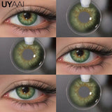 Color Contact Lenses Beauty Blue Lens Makeup Big Eyes Black Gray Contacts Lenses Green Pupils Natual Brown Pupils Cosmetic