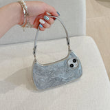 Electroplated Handbag Hand Strap Phone Case For iPhone 16 15 14 13 12 11 Pro X XR XS Max Soft Shockproof Cover