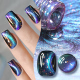 10ml Imperial Green Cat Magnetic Gel Nail Polish Spring Summer Sparkling Glass Bead Soak Off Christmas Decoration