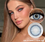 Black Colored Contact Lenses for Eyes 1 Pair Contact Lenses Natural Beauty Color Lens Eyes Yearly Use Fashion Lenses