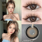 Contact Lenses 2 PCS For Eyes LUCIFER Blue Cosmetic Contacts Lenses  Beautiful  Yearly Color Contacted Natural Lenses