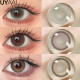 NEW Color Contact Eye Color Lenses Makeup Natural Black Lens Cosmetics Pink Eyes Lenses Woman Makeup Blue Beauty Contacts