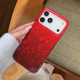 Luxury Fashion Conch Shell Pattern Phone Case For iPhone 17 Pro Max 16 15 14 13 Shockproof Back Cover