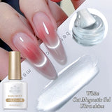 10ml Super Shining Reflective Cat Magnetic Gel Ultra Shine Glitter Red Silver Soak Off UV LED Gel Nail Art Varnish