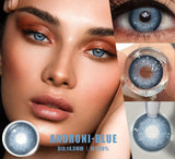 1 pair Fashion Makeup Beauty Contacts Lenses Soft Yearly Blue Green Contacts Eyes Color Lenses Colored Soft Lens Pupils