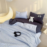 2025 new dopamine washed cloud cotton big eye series summer quilt four-piece three-piece set single piece summer quilt cool