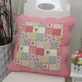 Flower-shaped Cushion Throw Pillows Cotton Fabric Pillows with Cores Cushions Cute Pillows Lumbar Pillows Sofa Pillow Set Square