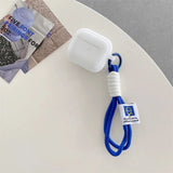 Klein Blue Snow White Solid Color block Silicone Earphone Case For AirPods pro 2 Bluetooth Charging Box Cover For AirPods 2 3 4