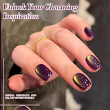 Grape Purple Colored Cat Magnetic Gel Nail Polish Blueberry Guava Passion Fruit Soak Off UV Varnish Nail Salon 10ml