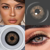 Blue Colored Contact Lenses 14.2mm 6 Months Disposable Green Brown Natural Eye Color Contacts Beauty Makeup