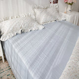 Lilys  Fre Floral Little Girl Cotton Bedding Set Tee Four Pieces Suite Snail Tower Pure Cotton Bed Linens for Kids