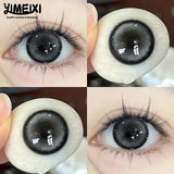 1 Pair Natural Black Contact Lenses for Eyes Myopia Degree Makeup Lens Cosmetic Beauty Pupils Soft Korean Eye Lenses Hot