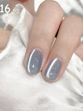 12ml 1-16pcs Autumn Nails New Clear Pink Glass Bead Moonlight Magnet Cat Eye Gel Nail Polish Whitening Nail Supplies