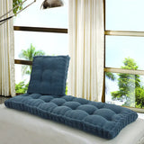 Oversized Thickened Long Bench Cushion Pad Chair Seat Cushion Decorative Pillow For Garden Lounger/Bay Window Pad Green