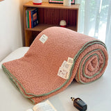 Warm Blankets for Winter Velvet Bed Blankets Double Side Fleece Queen King Blanket Throws Bed Cover Luxury Bedspread On the Bed