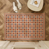 Geometric Wire Loop Doormat Non-Slip Heavy Duty Entrance Mat for Indoor & Outdoor Easy Clean Scraper Front Door Rug