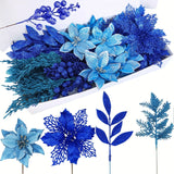 6/12Pcs Artificial Flowers Berry Branches Chritsmas Tree Decoration For Home Decor Xmas New Year Party Supplies Gift Accessories