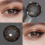 Colored Contact Lenses Big Eye Girl Black Blue Brown Coffee Color Contacts Eye Lens Eyes Half Year 2Pcs
