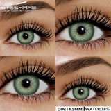 1pair Natural Color Contact Lenses for Eyes Blue Lenses Gray Pupils Lens Brown Lenses Yearly Cosmetic Green Contacts
