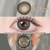 Contacts Eyes Colored Iris Imitation Natural Colored Lenses With Prescription 6 Months