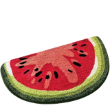 Wool Fruit Shaped Bath Rug  Non Slip Bathroom Mat Soft Decorative Floor Carpet for Bedside Living Room Nursery