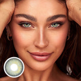 Yearly Colored Contact Lenses for Eyes Natural Eye La Girl Gray Contact Blue Lenses Blue Lenses Fashion Lenses 2PCS