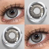 1 Pair Fashion Color Contact Lenses for Eyes Blue Pupils with Diopters Myopia Natural Korean Lenses Yearly Makeup Lens