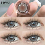 Atmosphere Essential Natural Color Contact Lenses - Bionic Pupil Design, Premium Texture, Versatile Brown/Blue/Gray
