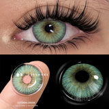 2pcs Green Colored Contact Lenses for Eyes High Quality Soft Eyes Contacts Beautiful Pupil Blue Color Lenses Brown Lenses